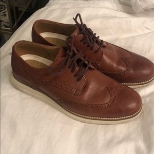 Cole Haan men’s 7  leather oxford shoes brown/tan